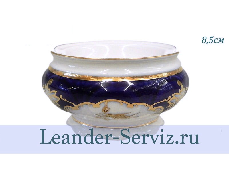 картинка Пепельница 8,5 см Соната, Золотая роза, кобальт 07114813-1457 Leander от интернет-магазина Leander Serviz
