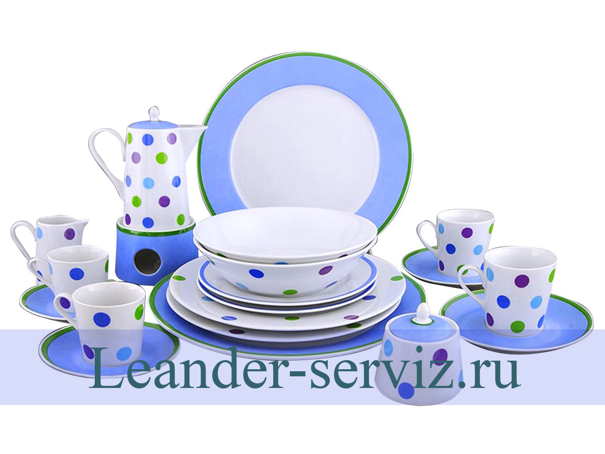 картинка Сервиз на 2 персоны 20 предметов, Елизавета, 53140746-289B Leander от интернет-магазина Leander Serviz