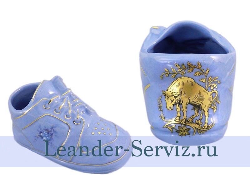 картинка Ботиночек Знаки зодиака, Телец, Голубой 20318723-D100 Leander от интернет-магазина Leander Serviz