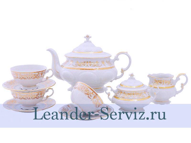 картинка Чайный сервиз 12 персон Соната, Золотой орнамент 07160726-1373 Leander от интернет-магазина Leander Serviz
