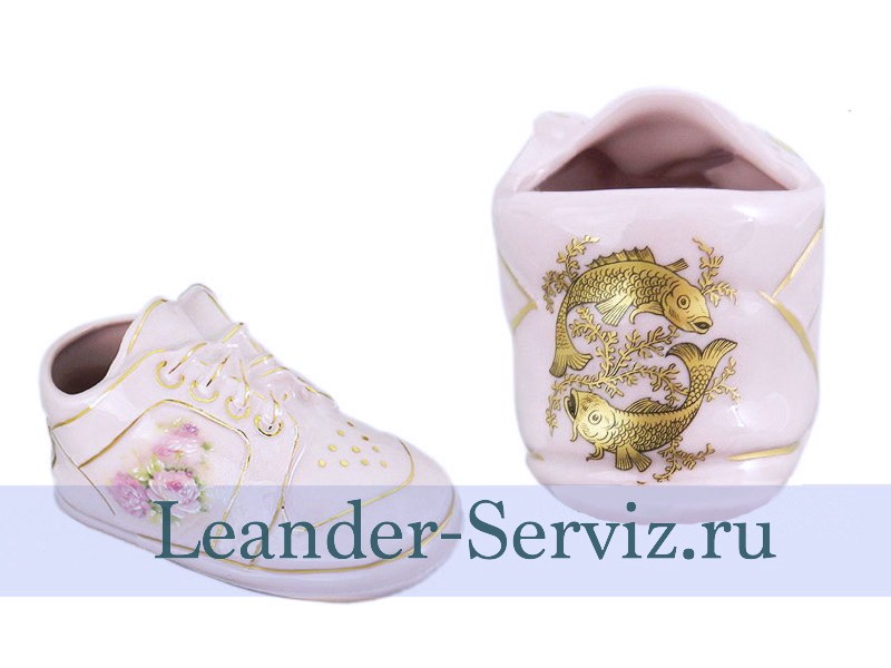 картинка Ботиночек Знаки зодиака, Рыбы, Розовый 20218723-B100 Leander от интернет-магазина Leander Serviz