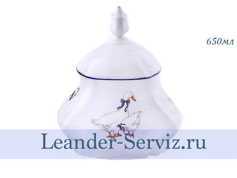картинка Чайница 650 мл Мэри-Энн, Гуси 03115005-0807 Leander от интернет-магазина Leander Serviz