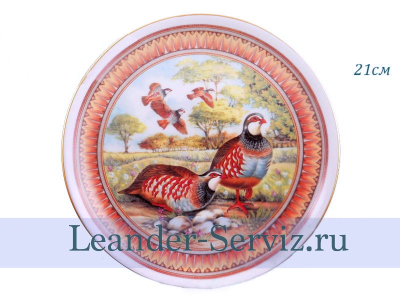 картинка Тарелка настенная 21 см, Сюжет с птицами 02110141-M429 Leander от интернет-магазина Leander Serviz