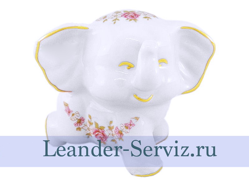 картинка Фигурка Слоненок Бимбо, Мелкие цветы 21118516-0158 Leander от интернет-магазина Leander Serviz