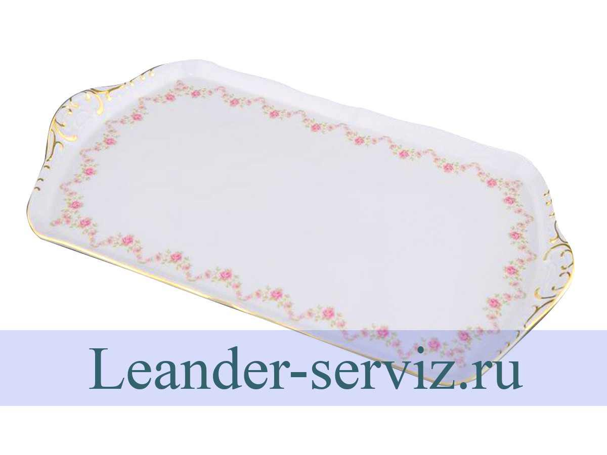 картинка Поднос 41см, Соната, Мелкие цветы 07111645-0158 Leander от интернет-магазина Leander Serviz