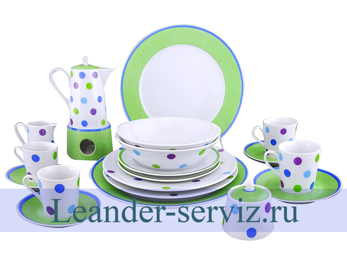 картинка Сервиз на 2 персоны 20 предметов, Елизавета, 53140746-289A Leander от интернет-магазина Leander Serviz