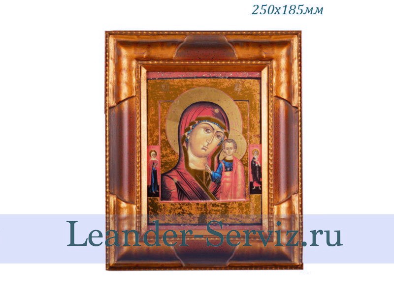 картинка Икона на фарфоре в деревянной раме 250 х185 мм, Казанская 1 20198848-0564 Leander от интернет-магазина Leander Serviz