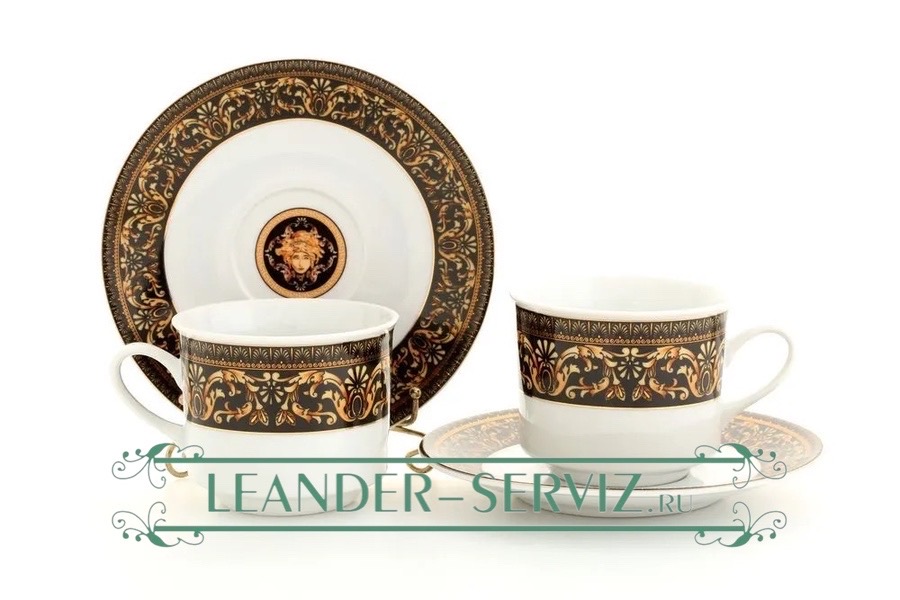 картинка Набор из двух чайных пар 200 мл Сабина, Версаче 02140415-172B Leander от интернет-магазина Leander Serviz