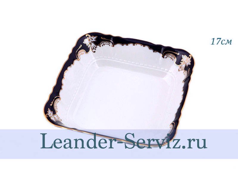 картинка Салатник квадратный 17 см Соната (Sonata), Кобальтовый орнамент 07111422-1357 Leander от интернет-магазина Leander Serviz
