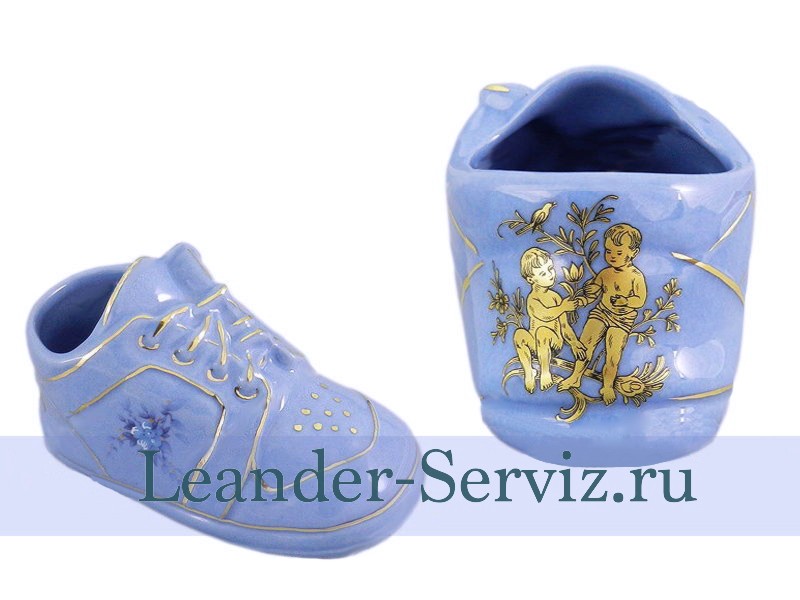 картинка Ботиночек Знаки зодиака, Близнецы, Голубой 20318723-E100 Leander от интернет-магазина Leander Serviz