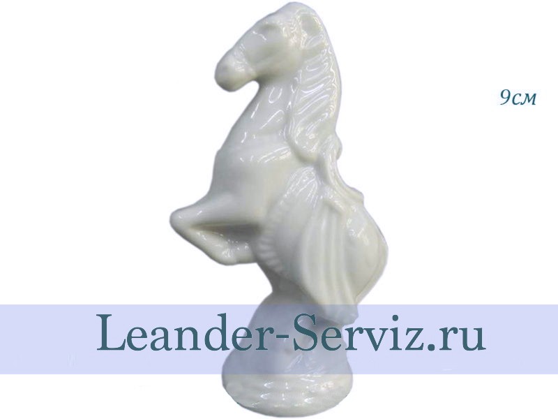 картинка Фигурка Лошадь 9 см, белая, глянец 21118587-0000 Leander от интернет-магазина Leander Serviz