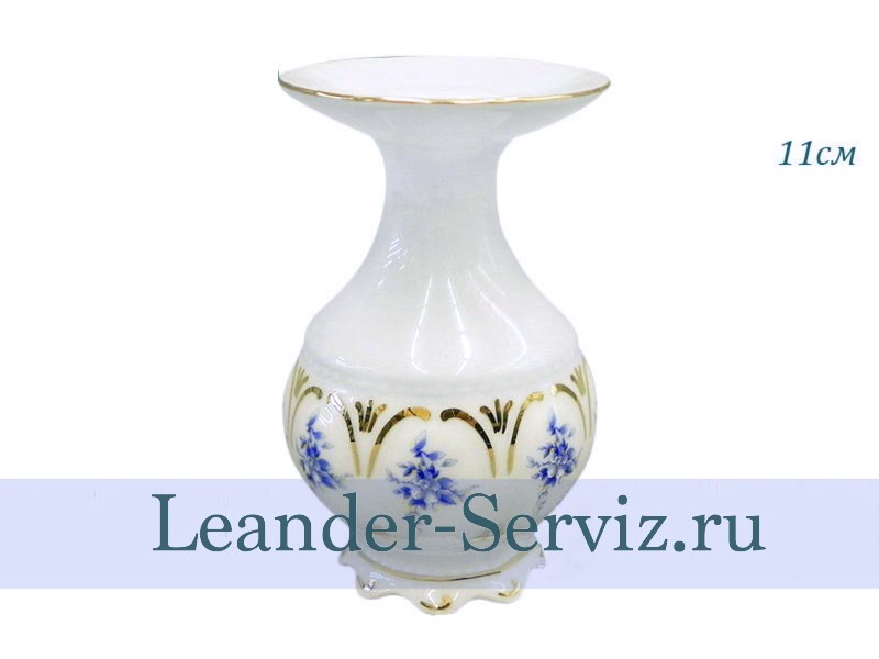 картинка Подсвечник 11 см Соната, Голубые цветы 07118012-0009 Leander от интернет-магазина Leander Serviz