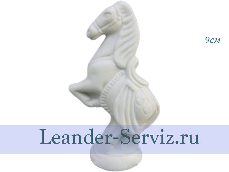 картинка Фигурка Лошадь 9 см, белая, матовая 21118588-0000 Leander от интернет-магазина Leander Serviz