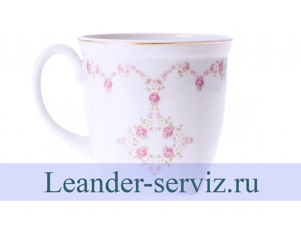 картинка Кружка граненная 600 мл, Мелкие цветы 25114019-0158 Leander от интернет-магазина Leander Serviz