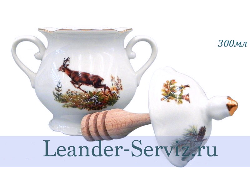 картинка Чашка для меда 300 мл Мэри-Энн (Mary-Anne), Охотничьи сюжеты 03197612-0363 Leander от интернет-магазина Leander Serviz
