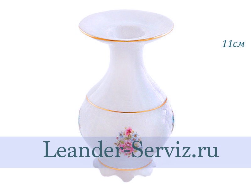 картинка Подсвечник 11 см Соната, Розовые цветы 07118012-0013 Leander от интернет-магазина Leander Serviz