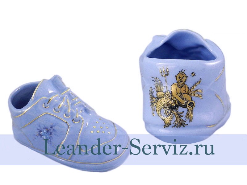 картинка Ботиночек Знаки зодиака, Водолей, Голубой 20318723-A100 Leander от интернет-магазина Leander Serviz