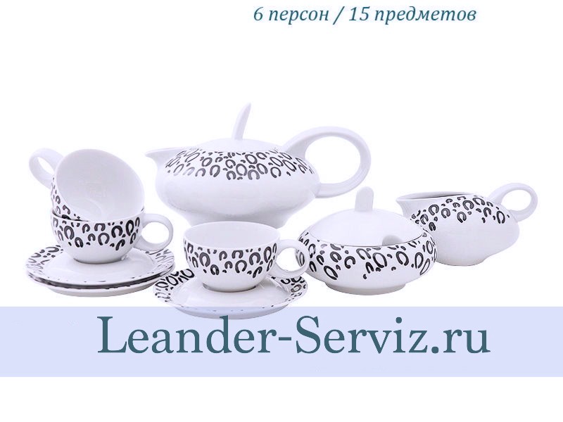 картинка Чайный сервиз 6 персон Тереза, Коро 42160725-0694 Leander от интернет-магазина Leander Serviz