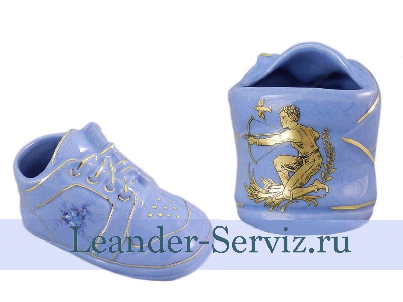 картинка Ботиночек Знаки зодиака, Стрелец, Голубой 20318723-K100 Leander от интернет-магазина Leander Serviz
