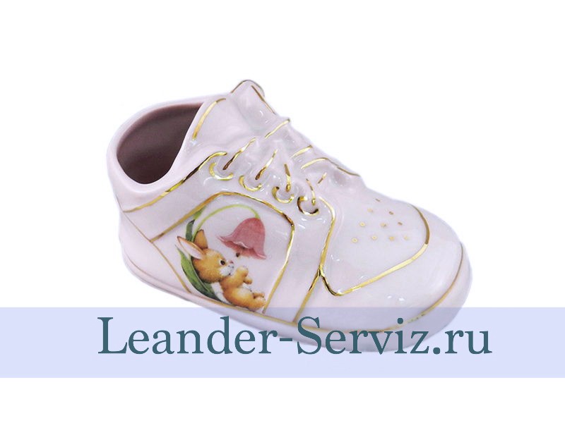 картинка Ботиночек, Зайчик, Розовый 20218723-2781 Leander от интернет-магазина Leander Serviz