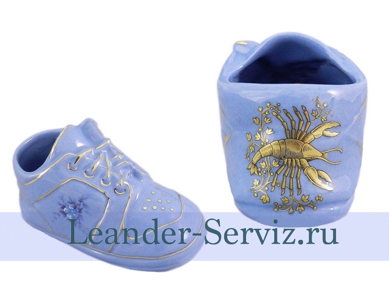 картинка Ботиночек Знаки зодиака, Рак, Голубой 20318723-F100 Leander от интернет-магазина Leander Serviz