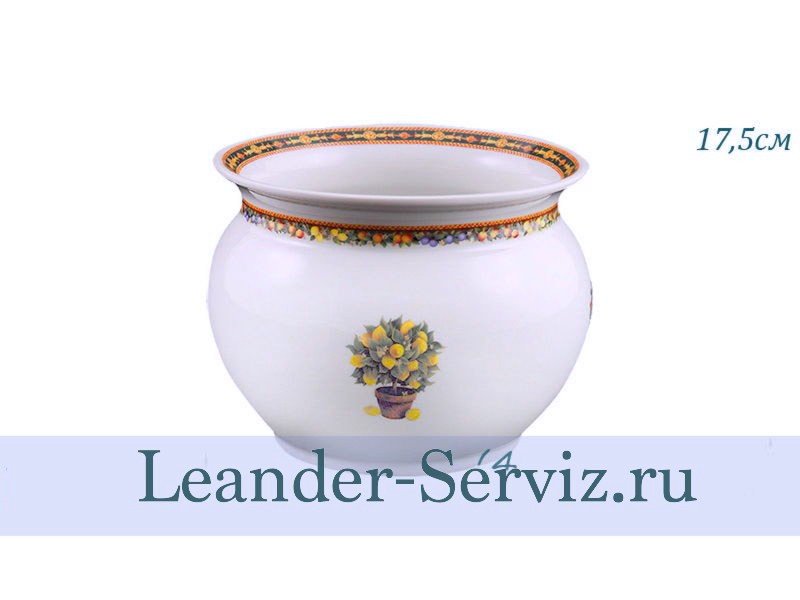 картинка Кашпо 17,5 см, Лимоны 20118447-B467 Leander от интернет-магазина Leander Serviz