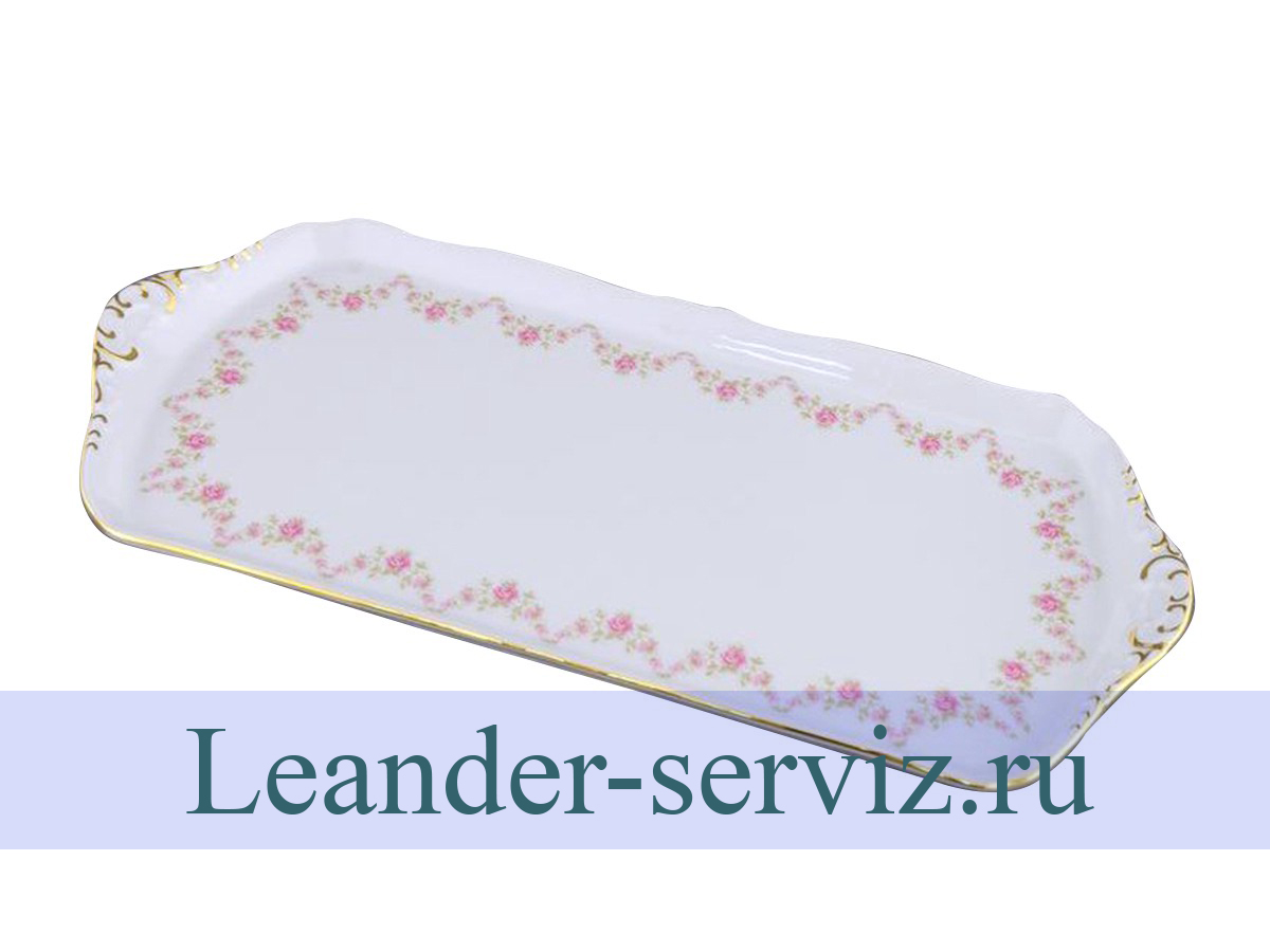 картинка Поднос 38см, Соната, Мелкие цветы 07111644-0158 Leander от интернет-магазина Leander Serviz